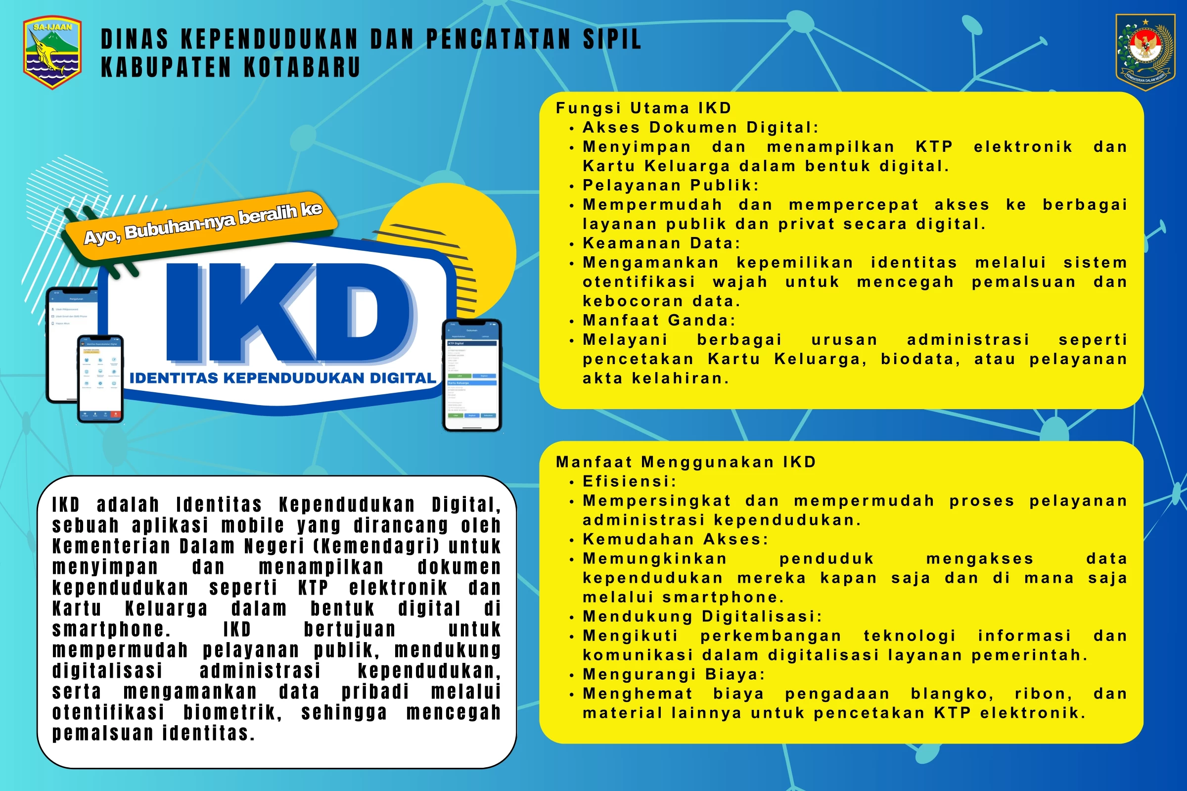 Selamat Datang di Disdukcapil Kotabaru